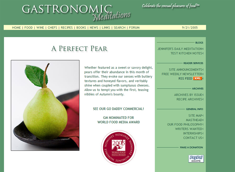 Gastronomic Meditations