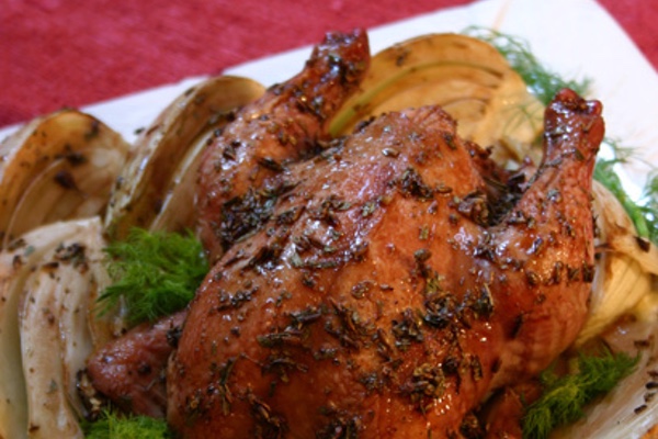 lavender honey roasted chicken