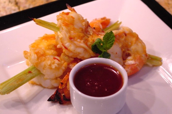 lemongrass shrimp skewers