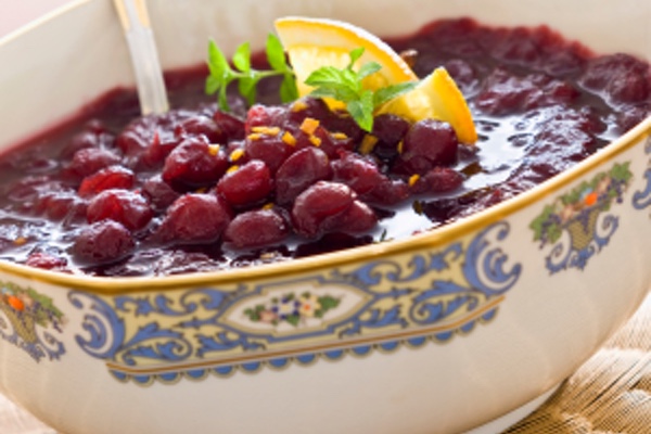 spiced cranberry orange relish